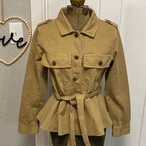 J.CREW COTTON JACKET SMALL
